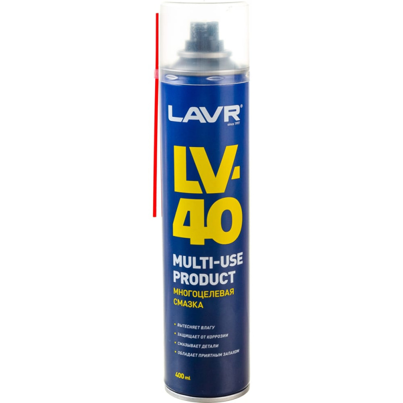Смазка универсальная LV-40 (аэрозоль) 400мл. (1/12) (LAVR) (ЧЗ) LN1485