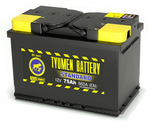 Аккумулятор Tyumen Battery "STANDARD" 6 СТ 75 п/п